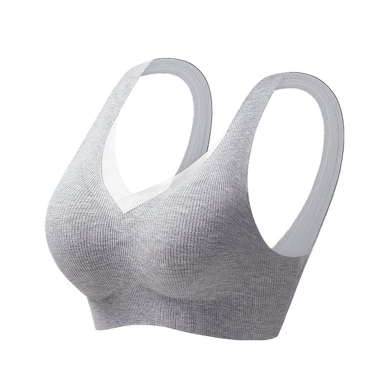 Women's Seamless Push-Up Bra - Anti-Sagging, Brushed Warm, Wirefree, Autumn/Winter, Fixed Cup