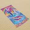 1pc Dolphin Microfiber Beach Towel, Multi-Purpose Yoga Fitness Camping Travel, Durable Outdoor Essential