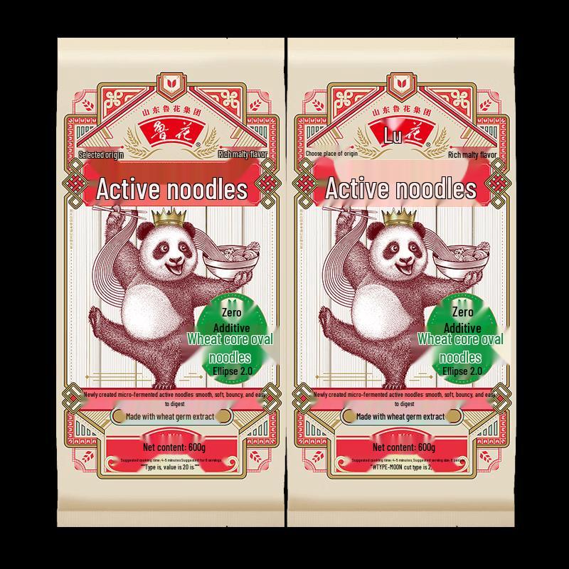 Lu Hua Panda Series Oval Wheat Noodles