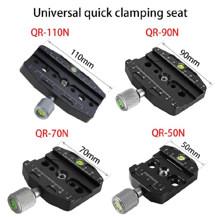 Aluminum Alloy Quick Release Plate Tripod Gimbal Base 1/4 3/8 Screw Mounting