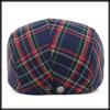 Hunting Cap Hat Check Pattern Sports Running Outdoor Golf Men Women CA594 [White Fang] (Green)