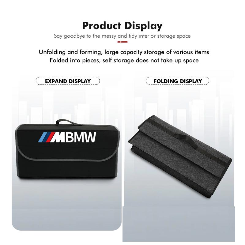 Universal Car Trunk Storage Box Portable Travel Organizer Bag For BMW 1 3 5 7 Series M F01 F20 F10 F13 E52 E53 E60 E93 ot2