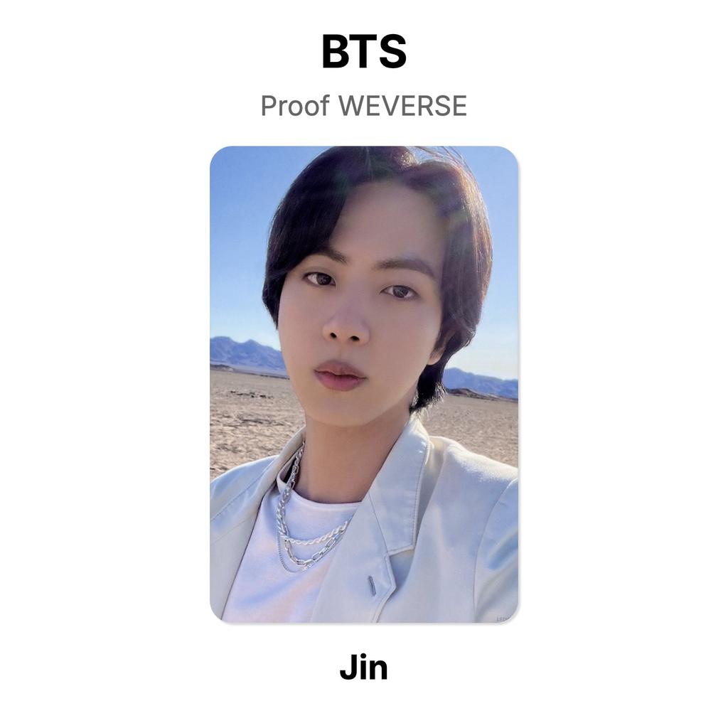 BTS Proof WEVERSE Official Photocard