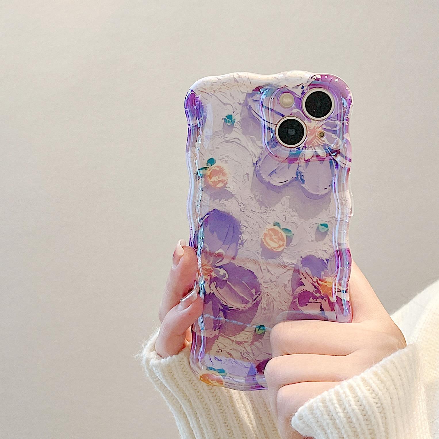 

Luxury Fashion Flowers Laser Glitter Phone Case For iPhone 16 Pro Max 15 14 13 12 11 Plus Soft Shockproof Lens protection Cover For iPhone 14 pro