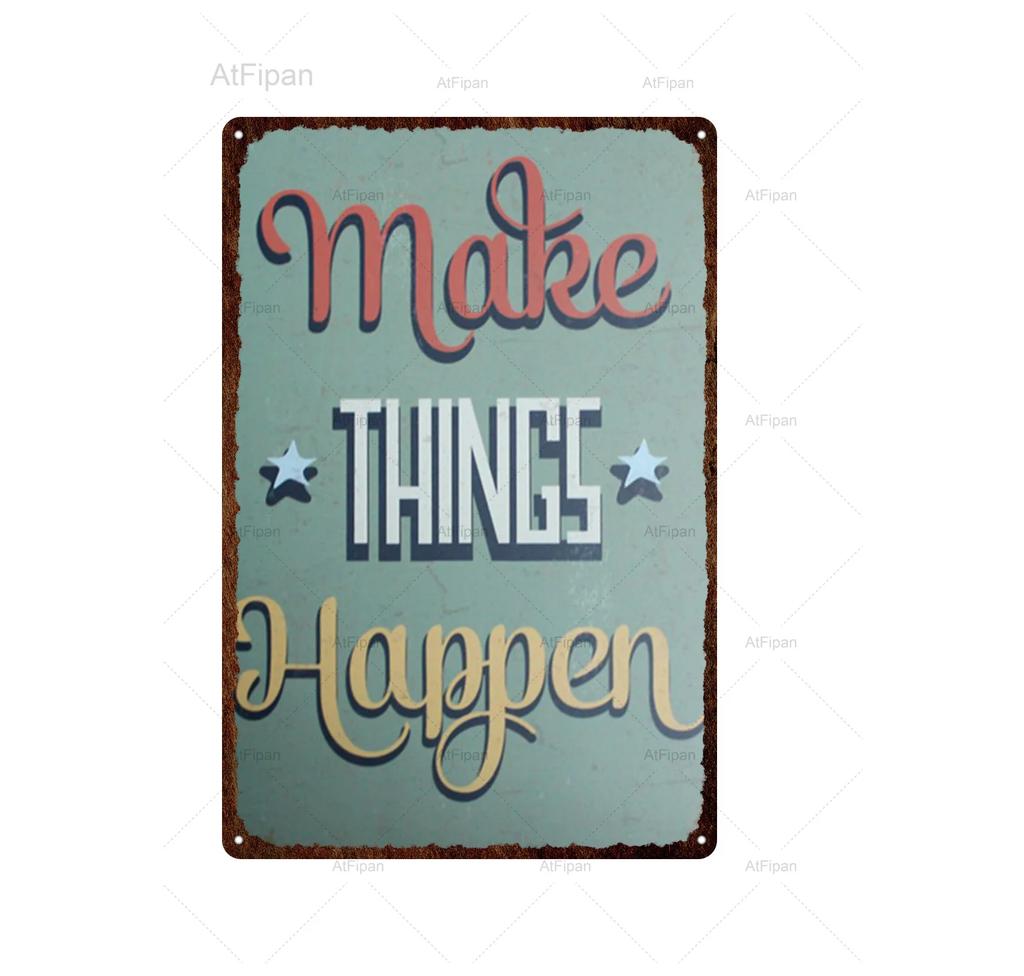 Vintage Family Life Metal Tin Sign  Retro Man Cave Rules Kitchen  Bathroom Wall Decor Home Decor Accessories