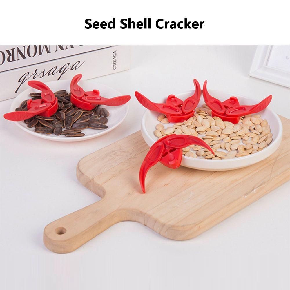 Peeling Accessories Lazy Sunflower Melon Seed Opener Plastic Mini Shelling Tool Handy Clamp Seed Remover for Household
