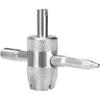 Sun Walker 4-Way Tire Valve Tool, 4-in-1 Tire Stem Core Wrench Installation Tool, Multifunctional Tyre Valve Remover Repair Tools for Automobile