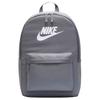 Nike 25L Logo Print Zipper Closure Polyester Backpack Unisex Backpack Smoke-Gray DC4244-063