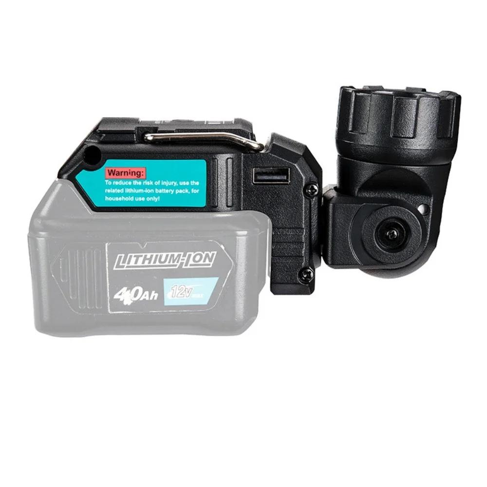 MT Universal Rotating Light for Makita 10.8-12V Flush Mount Li-Ion Batteries DCL510 Flashlight Work Light for Emergency Lighting