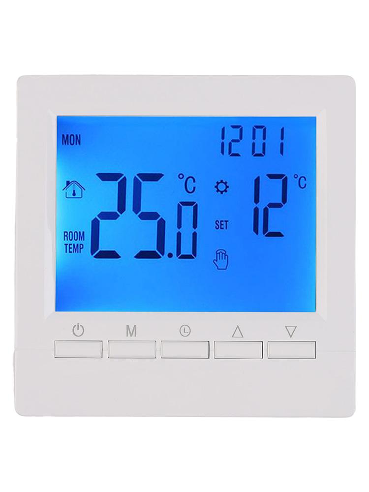 Thermostat Programmable Digital Room Temperature Controller LCD Room Heating Thermostat Temperature Sensor Hose Thermoregulator
