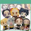 Cute Tanjiro And Nezuko Demon Slayer Plush Toy Set Soft Pp Cotton Anime Figures For Children
