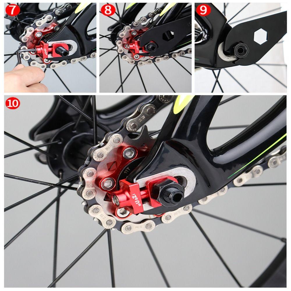 Tension Bicycle Chain Adjuster Bike Chain Tensioner Chain Tightener Split Type Chain Tensioner