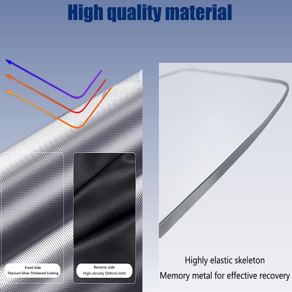 Windshield Sun Shade,Car Sun Shades Blocks UV Rays,Sun Shade For Car Windshield Fit For Cars,SUV,Truck,Car Sun Shade Windshield Blocks Heat And Keep