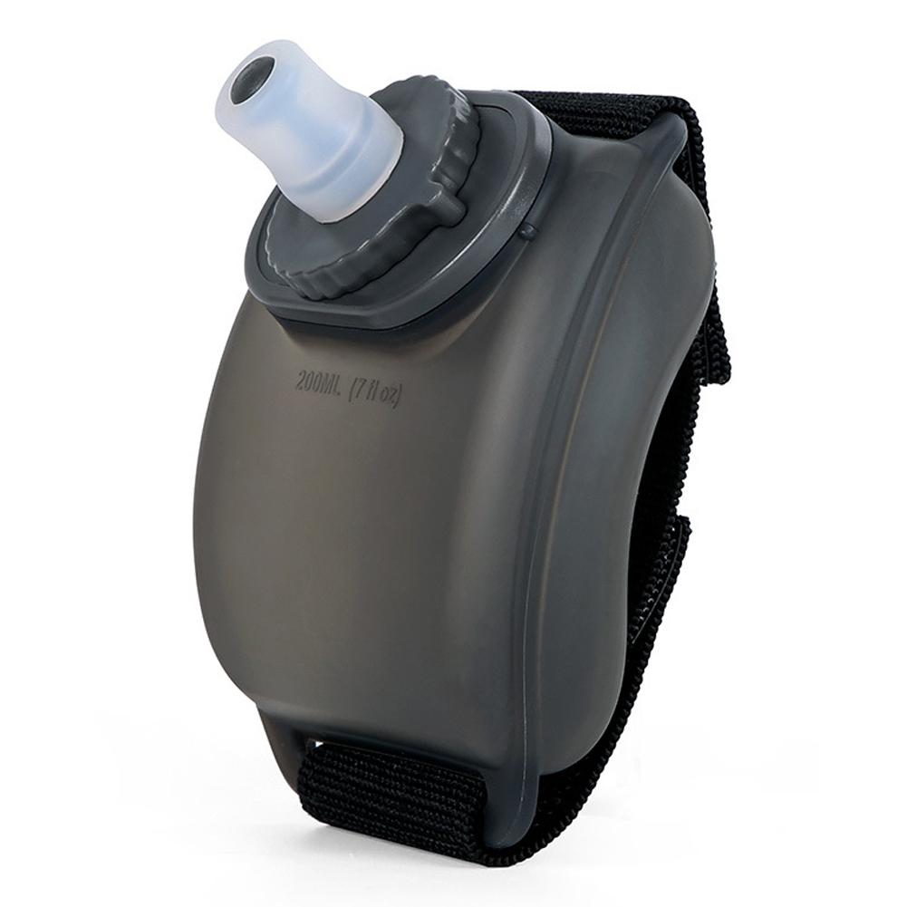 Wrist Water Bottle 7oz/200ml Wearable HandsFree Silicone Water Bottle BPA-Free for Outdoor Sports