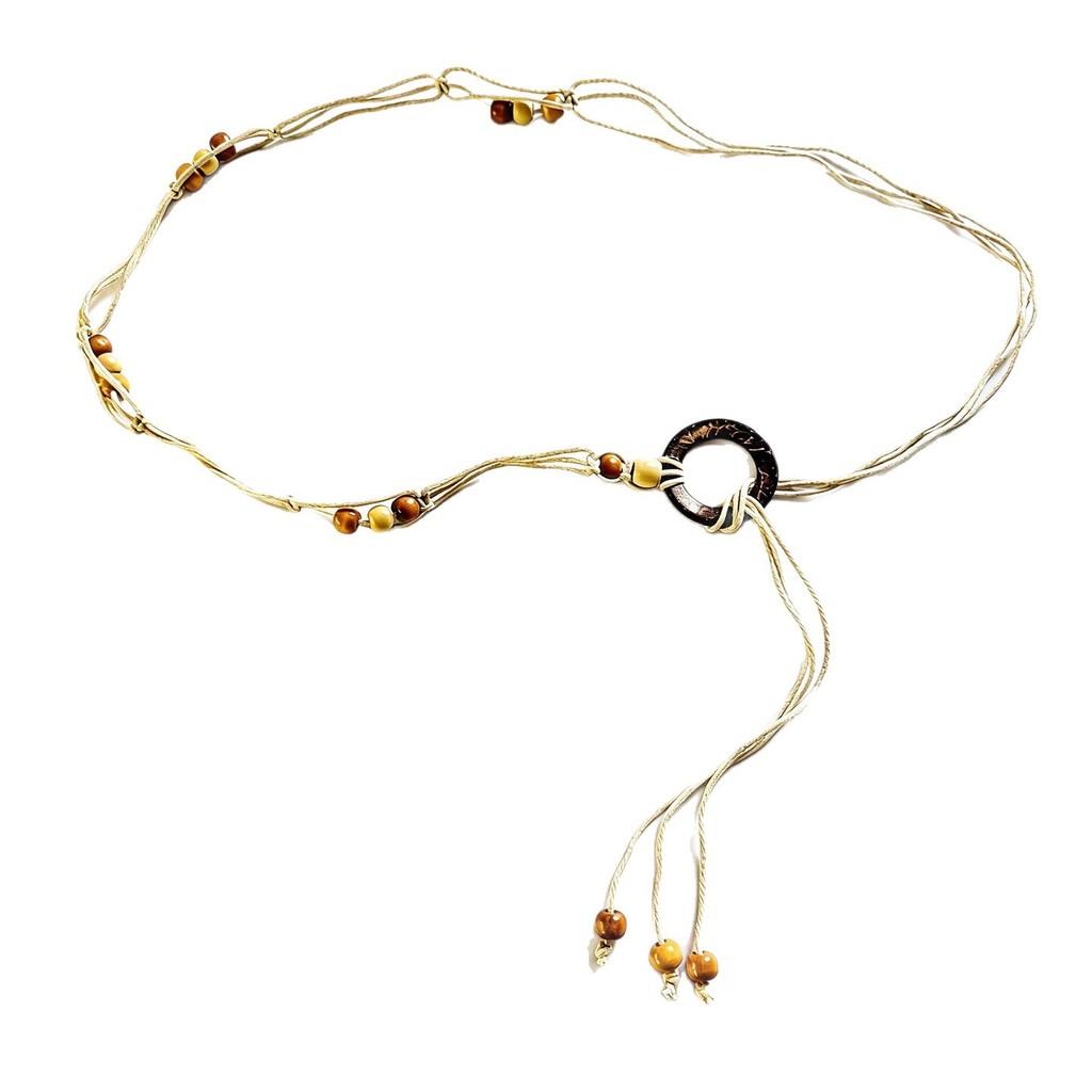 

Богемный Стиль Бусинный Пояс на Талию с Кисточками для Повседневного Платья и Брюк