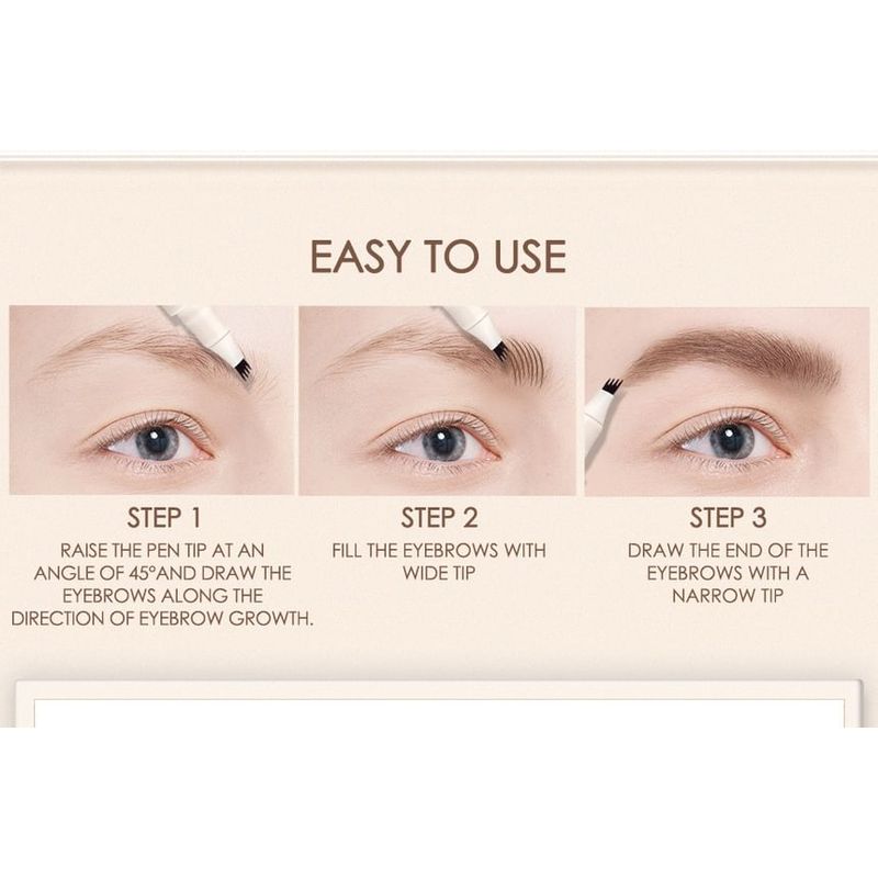 FOCALLURE - Getönter Augenbrauen-Tuschestift - 3 Farben