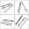 8pcs Bed Hinge Rain Supply Rail Brackets Bedframe Frame Risers Hook Cabinet Hinges Brackets Buckle Stainless Steel All-match