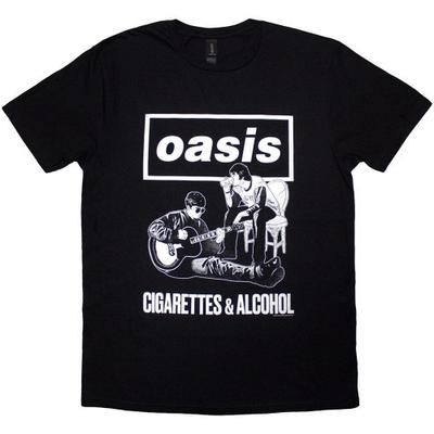 Oasis Unisex Erwachsenen- & Alkohol-Illustrations-T-Shirt