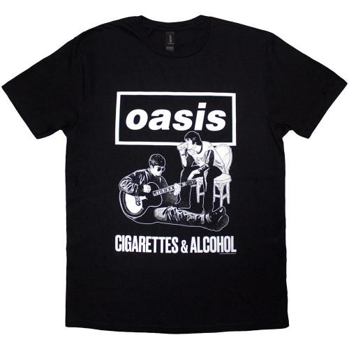 Oasis Unisex Adult s & Alcohol Illustration T-Shirt