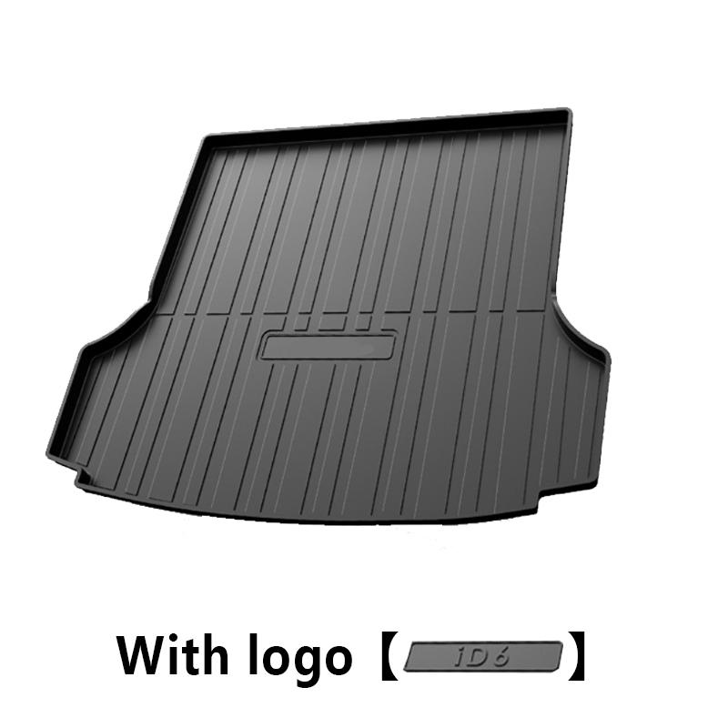 For Volkswagen VW ID.6 ID.6X 2021~2025 2022 2023 2024 Car Trunk Mat Anti-scratch Waterproof TPE Material Carpet Pad Accessories