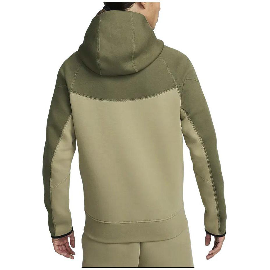 Nike Felpa con cappuccio Tech Fleece Windrunner Uomo Tops Verde Oliva FB7922-276