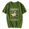 Anatomy Of A Goose Funny Duck Graphic Gaming Gamer Vintage Men's Black T Shirt Harajuku Gothic Men Tshirt Ullzang Streetwear Top