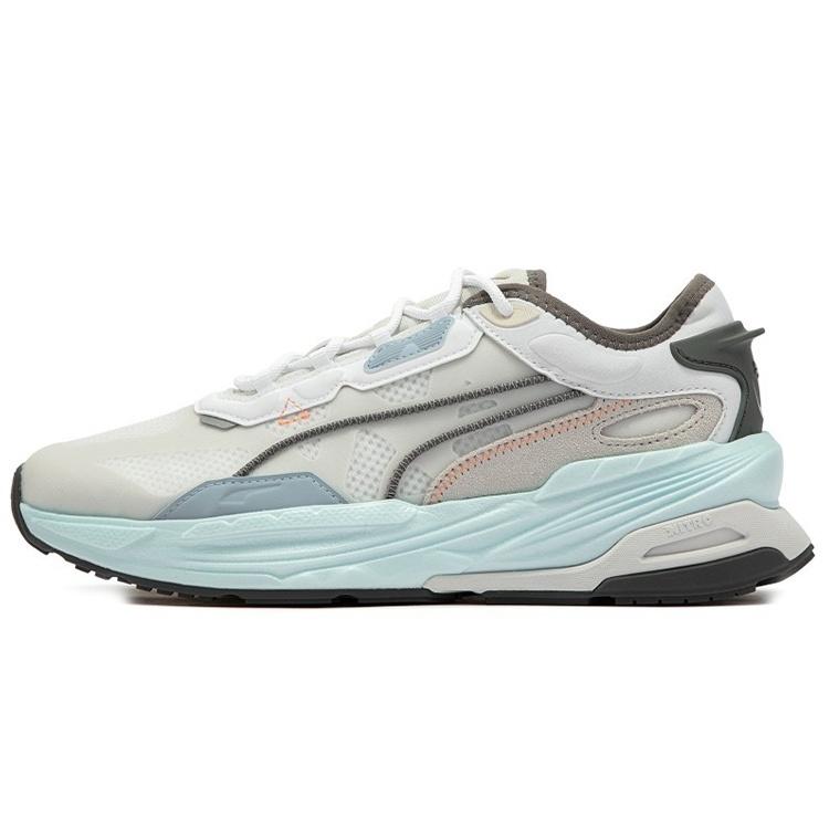 PUMA Extent Nitro Europa White Blue Gray Men s 385555-01 EU 35.5