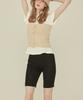 Kkuape Knit Biker Pants_Black