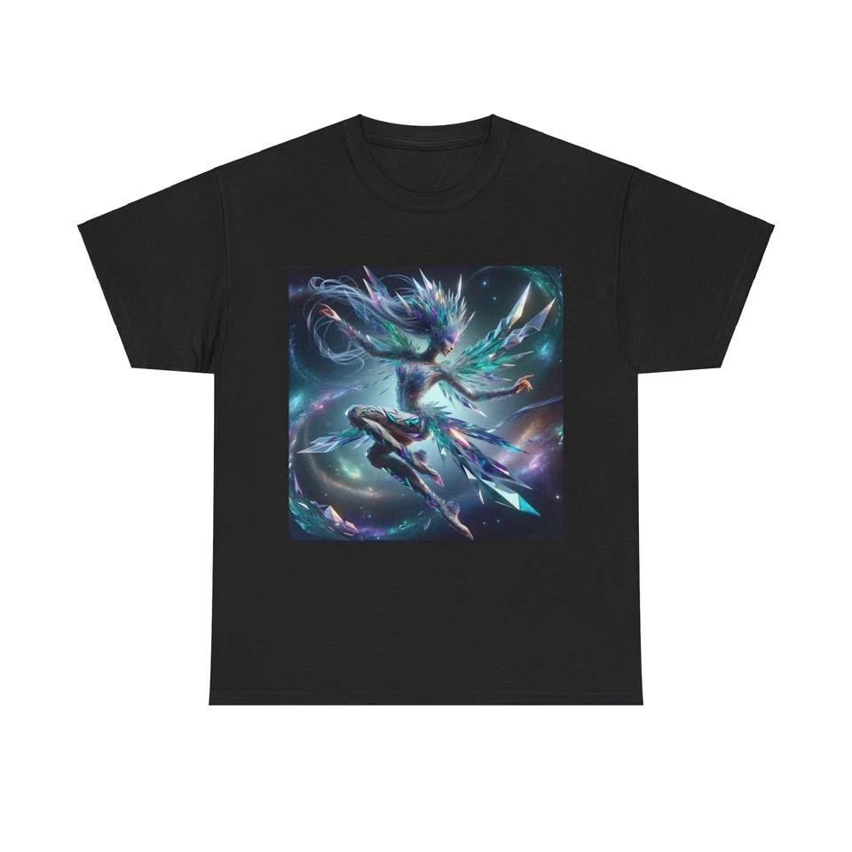 Unisex Adult T Shirt Spectral Shard Dancer Ethereal Light Cosmic L