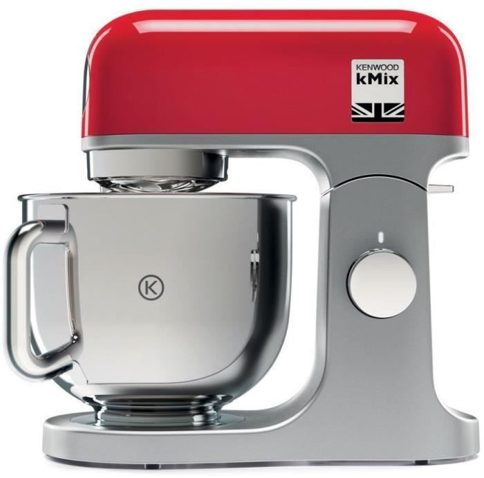 Stand Mixer - KENWOOD kMix KMX750RD - Metal Body - Red - 6 Speeds - 1000 W - 5 L Stainless Steel Bowl