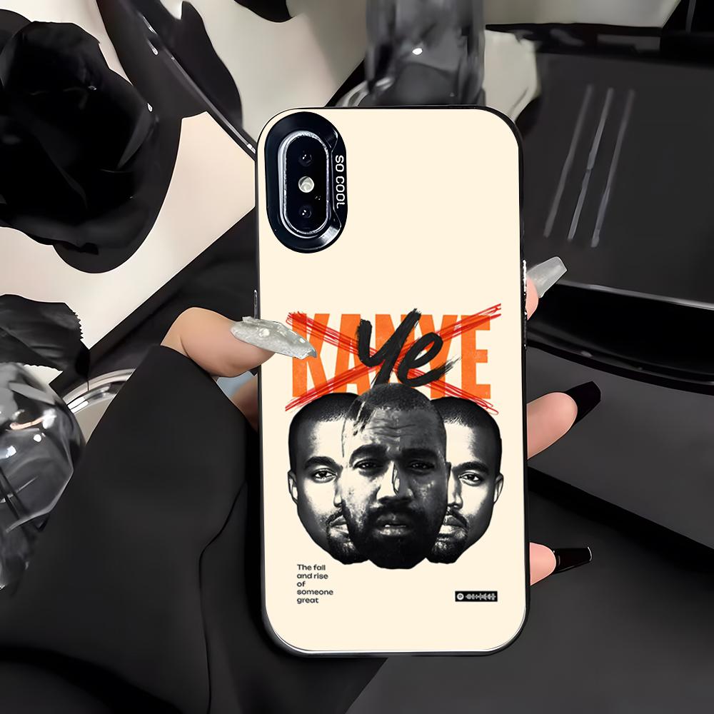

Rapper P-kanye W-wests Phone Case For IPhone 17 Air 16 E 15 14 Plus 13 12 11 Pro Max Colored Silver Cover iPhone 14 Pro