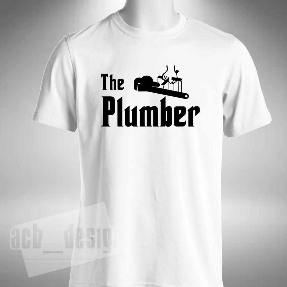 

The Plumber Men s T-Shirt Funny Godfather Style Plumbing Heating 3XL