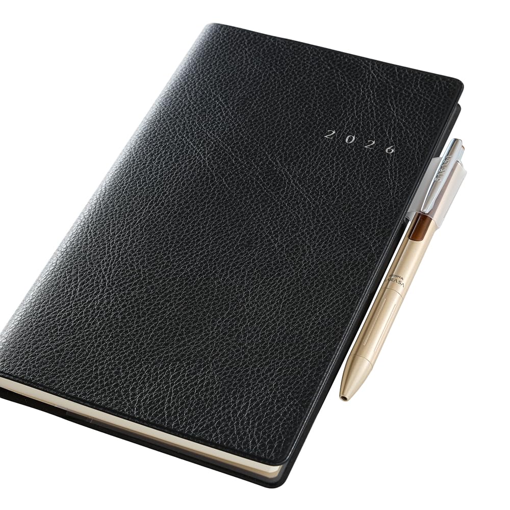 NOLTY 2026 Weekly Listy 6501 December Planner, 1, Black, (Starts 2025)