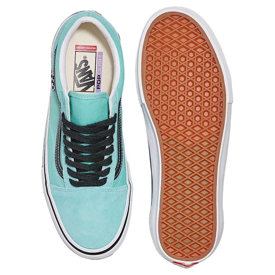 Vans Old Skool Low Top Skateboard Shoes Women's Blue Black VN0A2Z32H44
