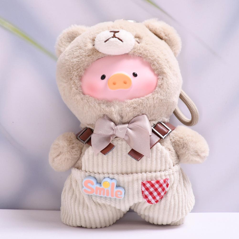 

Для 14 см куклы Лулу свинки Одежда Модная одежда Брюки на подтяжках Шляпа Комбинезон Одежда для куклы Милое украшение Маленькая одежда 01#