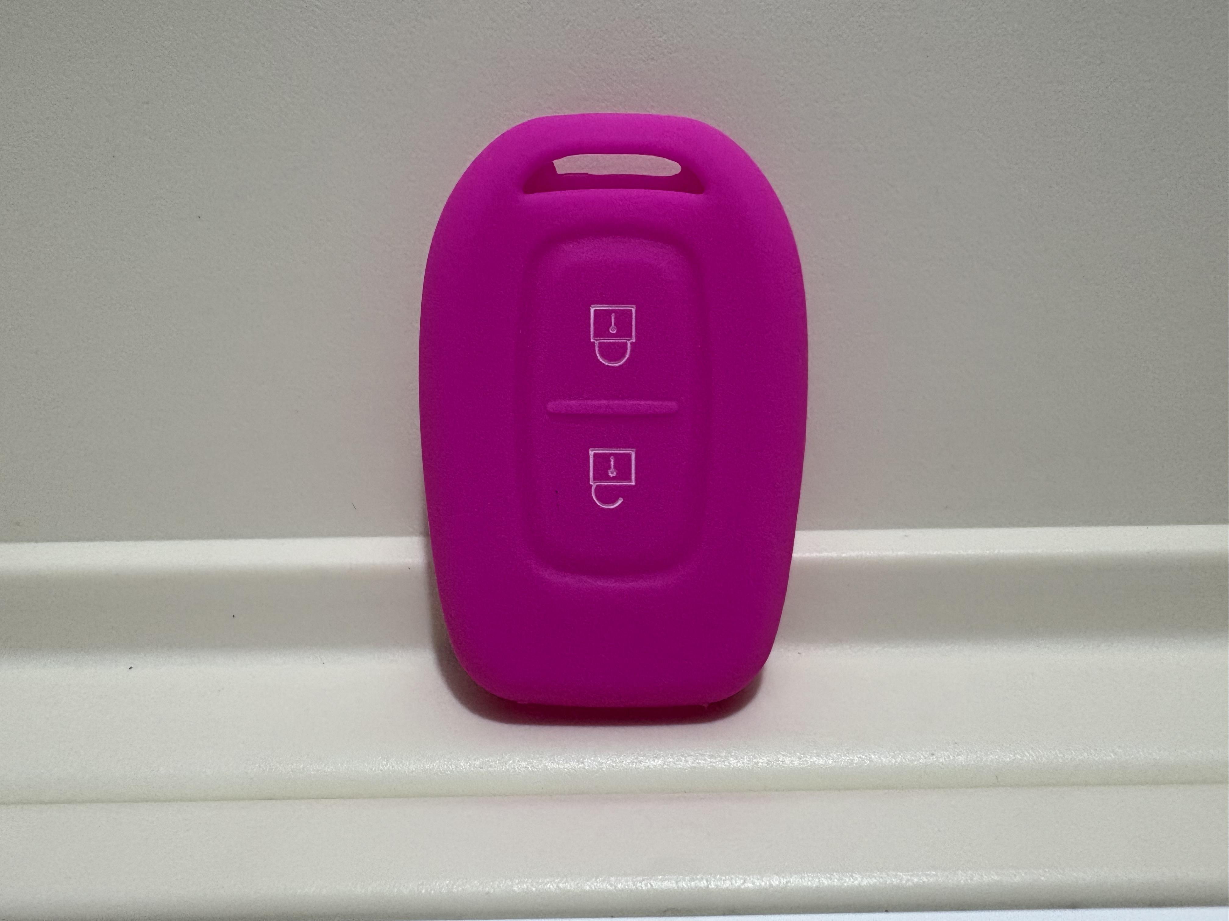 

1Pc New 2 Buttons Car Silicone Key Case Cover Fob Remote Shell For Renault 2017 Oroch 2 BTNS Blank Accessories No Logo Auto Part