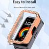 Diamond Case for HUAWEI Band 10 9 8 Accessories All-Around Hard Hollow PC Bumper Frame shell Cover for huawei band10 band9 band8