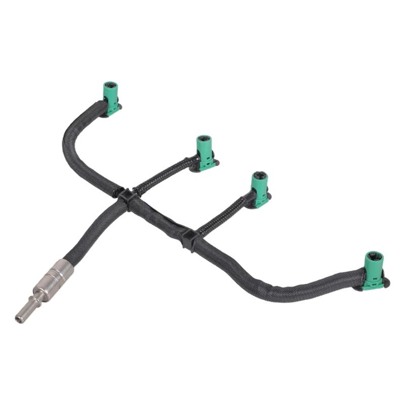 Car Fuel Injector Return Hose Pipe Injector Hose Leak Line For Select Model Replaces LR001327, LR051528, LR021915