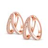 925 Silver Multi Circle Hoop Earrings Minimalist Design Trendy Jewelry Gifts For Women Birthday Party