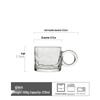 Shangqi Light Luxury Glass Mug with Large Handle
