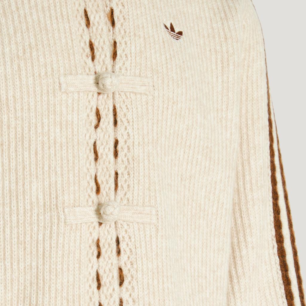 adidas Originals New Year FW25 Knit Jacket CNY New Chinese Style Casual Knit Sports Loose Long Sleeve Jacket Unisex Jacket KR5065