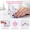 Výkonný automatický kočičí oko magnetický otočný design bzučáku široké světlo skleněná korálková nail art magnetický pro gelový lak na nehty