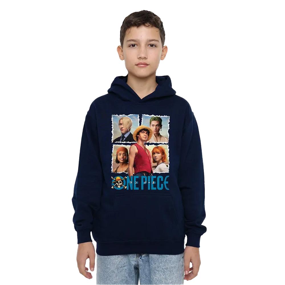 One Piece Live Action Childrens/Kids Group Hoodie