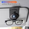 T31Volkswagen Car Sun Visor Sunglasses Holder PU Leather Glasses Clip For Passat B6 Golf Amarok T5 Phaeton ID3 Tiguan Auto Interior