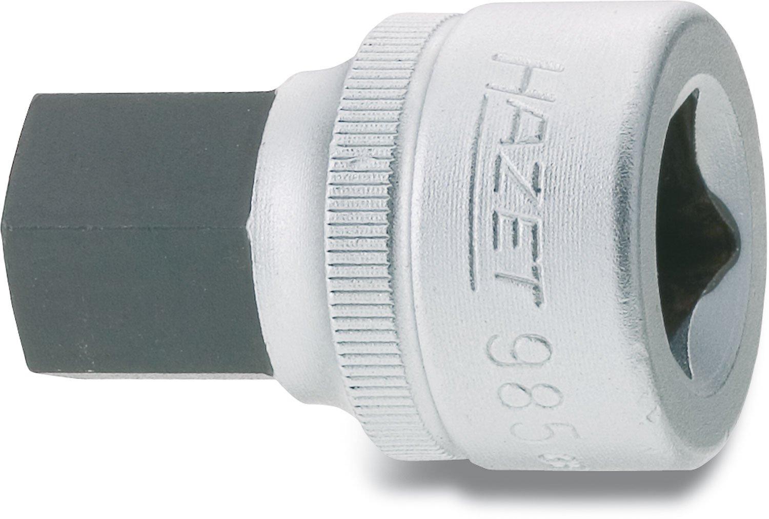 

HAZET Short Hexagonal Socket, Metallic, 12.7mm x 40mm Drive, Officially Imported from Japan, 985-10