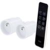 CHACON Set 2 Nano-Steckdosen und Fernbedienung -DiO (2300W, FR)