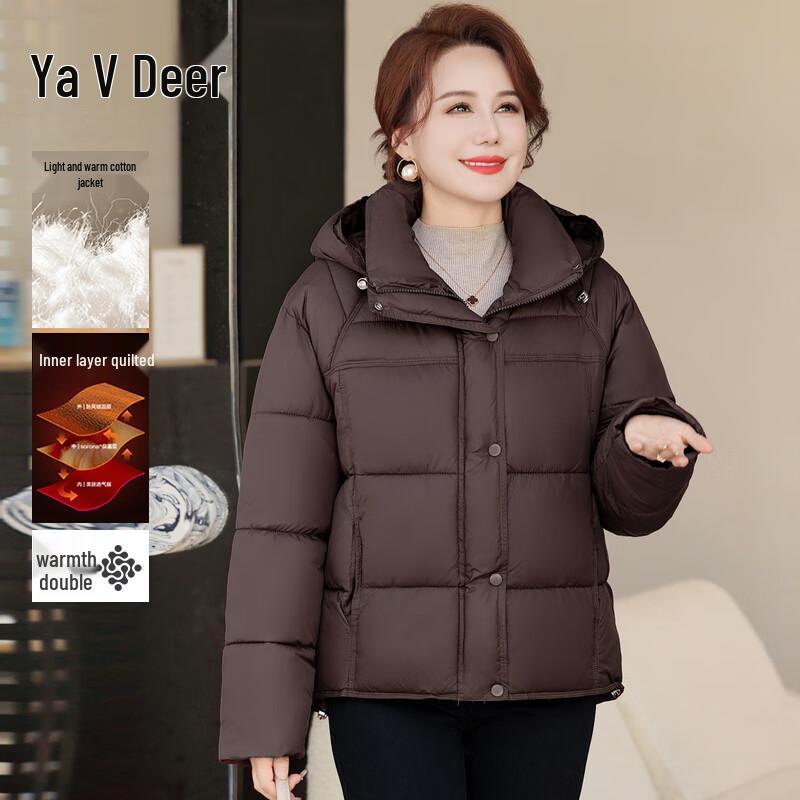 

Женская зимняя куртка с подкладкой Yalu для среднего возраста 5XL