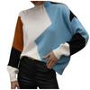 Women's Temperament Loose Color In The Turtleneck Knitting Sweater