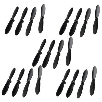 20pcs Propeller Set Airscrew Replacement Quadcopter Helicopter RC Accessories Black