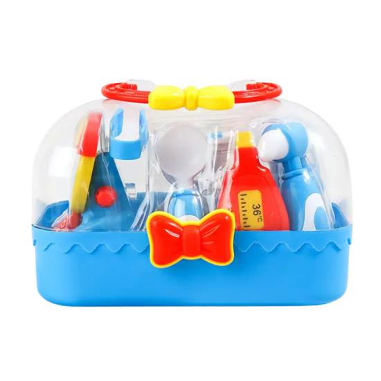 DAISO Mini Doctor Play Set with Bag – Kids Pretend Medical Kit Toy